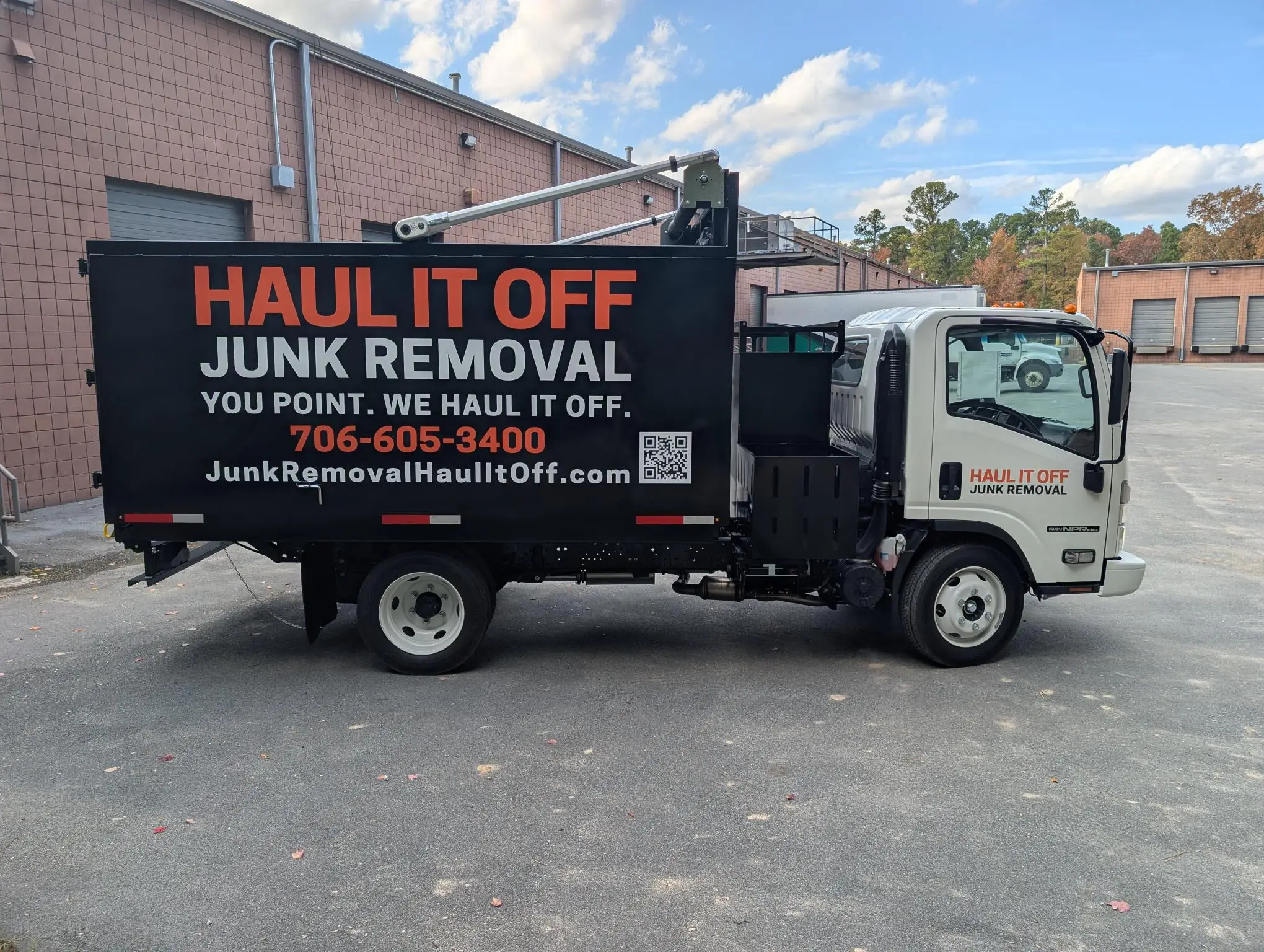 Haul It Off crew completing a full property cleanout in Augusta GA